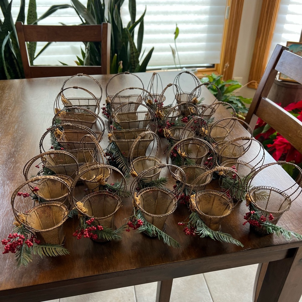 25 Mesh Wire Baskets